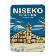 Cultura de la nieve en Japón Estación Niseko ニセコ駅