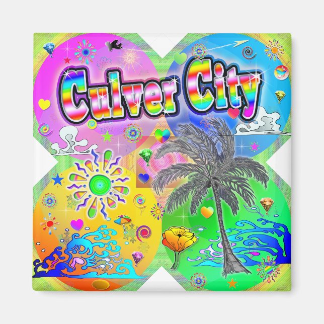 Imán Culver CIty Quadro Seasons Magnet (Frente)