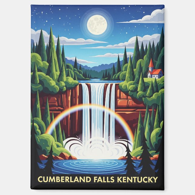 Imán Cumberland cae noche en Kentucky (Anverso)