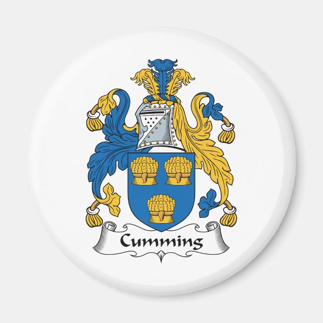 Imán Cumming Family Crest (Frente)