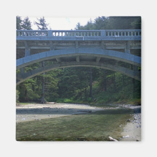 Imán Cummins Creek en el Parque Estatal Neptune, OR