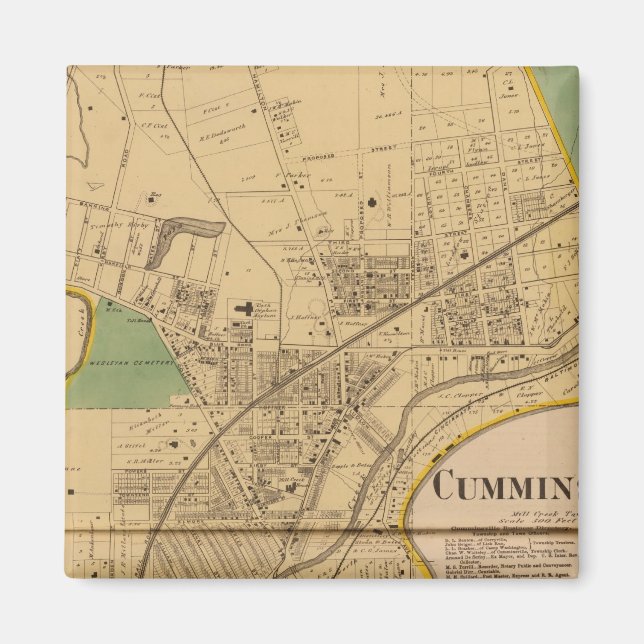 Imán Cumminsville, Ohio (Frente)