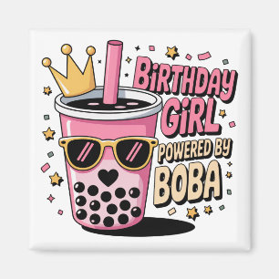 Imán Cumpleañera con Energía gracias a la Fiesta de Bob