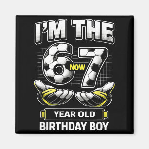 Imán Cumpleañero Tenía 6 Ahora Tengo 7 Seis Siete Fútbo