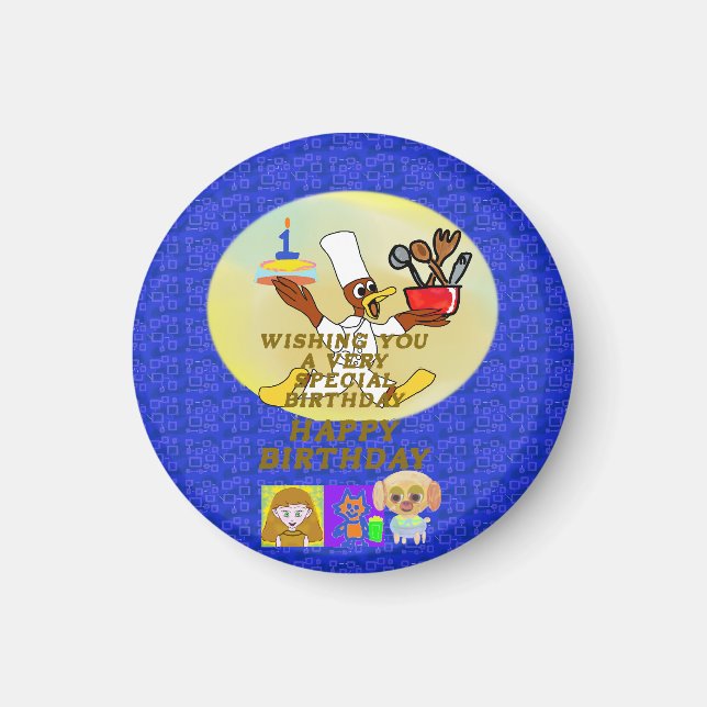 Imán Cumpleaños (Frente)