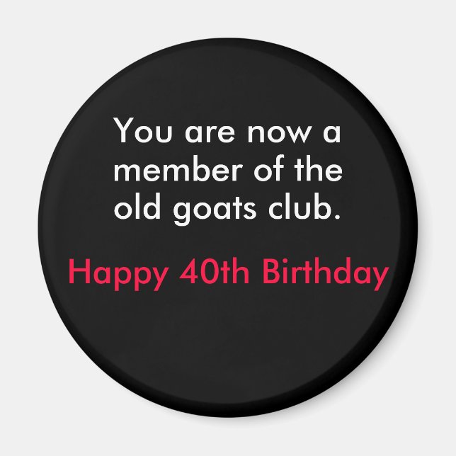 Imán cumpleaños (Frente)