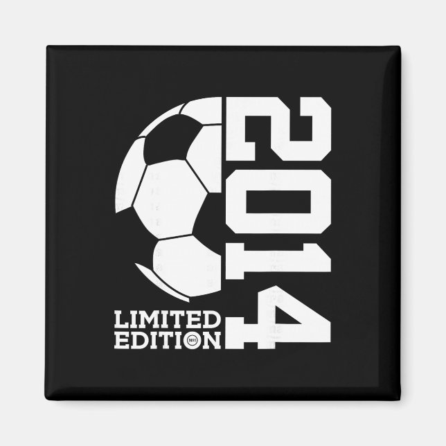 Imán Cumpleaños 12 Fútbol Edición Limitada 2014  (Frente)