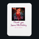 Imán Cumpleaños 30 sucio agregar nombre rosa agregar fo<br><div class="desc">Diseño para pareja enamorada</div>