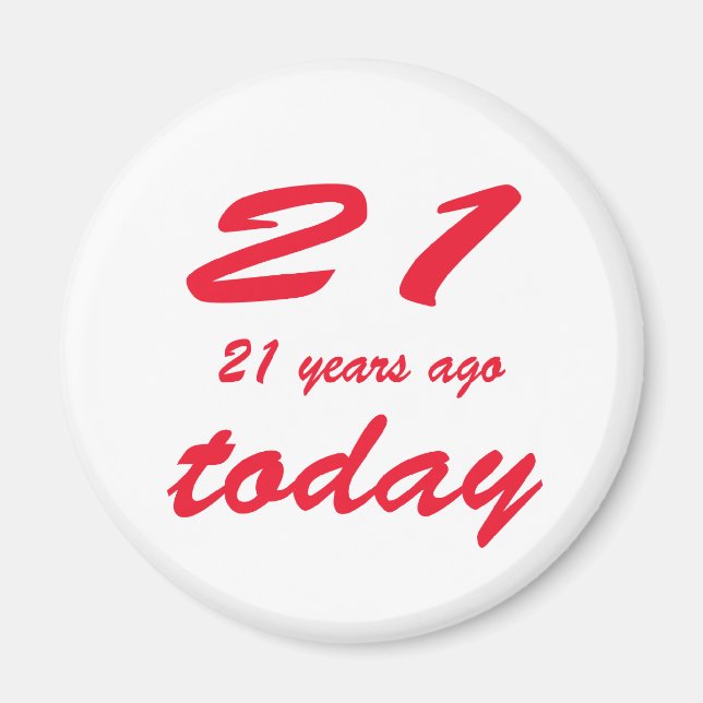 Imán cumpleaños 42 (Frente)