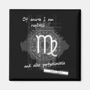 Imán Cumpleaños Agosto Septiembre Zodiaco Virgo Frase