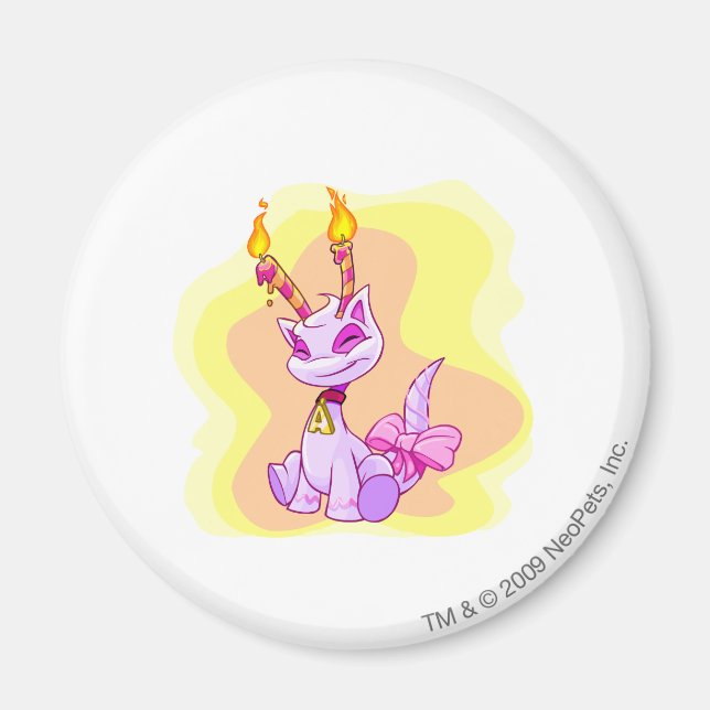 Imán Cumpleaños Aisha (Frente)