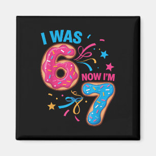Imán Cumpleaños de 7 años era 6 ahora tengo 7 67 niños 