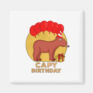 Imán Cumpleaños de Capy