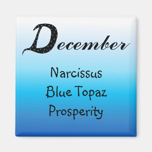 Imán Cumpleaños de diciembre