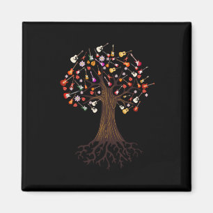 Imán Cumpleaños de Guitarista Árbol