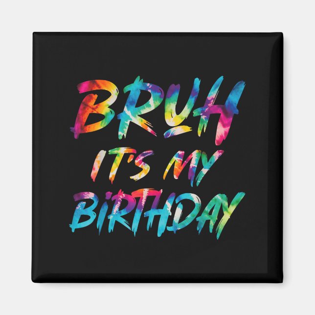 Imán Cumpleaños de hermano divertido Cumpleaños Cita sa (Frente)