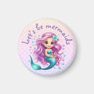 Imán Cumpleaños de la sirena, bajo el favor del partido