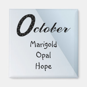Imán Cumpleaños de Octubre