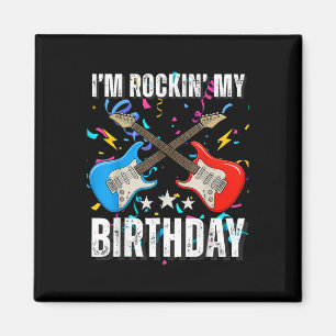 Imán Cumpleaños de rock de 11 años Cumpleaños de chico 