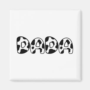 Imán Cumpleaños de Vaca Dada Lindo Familia Combinando G