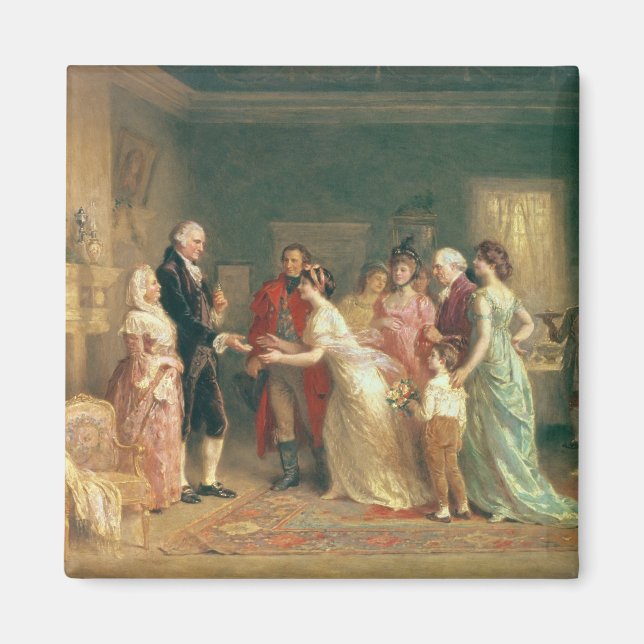 Imán Cumpleaños de Washington, 1798 (Frente)