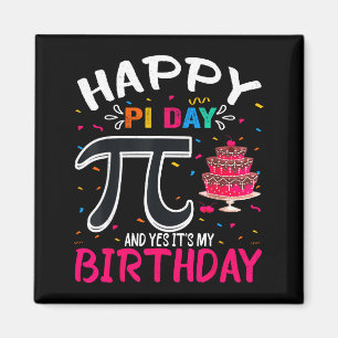 Imán Cumpleaños del Día Pi Amante de las Matemáticas Fe