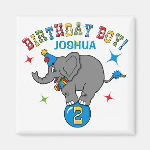 Imán Cumpleaños del elefante del circo 2do