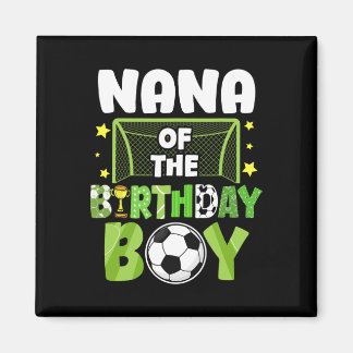 Imán Cumpleaños del niño de Nana fútbol Partido de fútb
