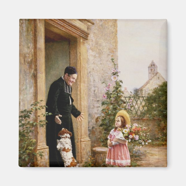 Imán Cumpleaños del sacerdote (Frente)