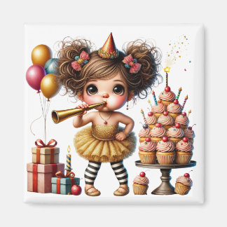 Imán Cumpleaños divertido y extravagante de Gnomo