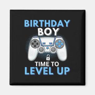 Imán Cumpleaños Hora Del Niño Para Levantar Videojuego 