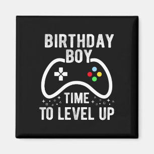 Imán Cumpleaños Hora Del Niño Para Levantar Videojuego 