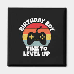 Imán Cumpleaños Hora Del Niño Para Levantar Videojuego