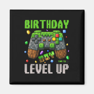 Imán Cumpleaños Hora Del Niño Para Levantar Videojuego 