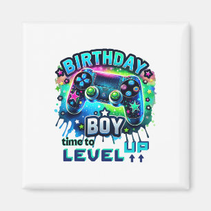 Imán Cumpleaños Hora Del Niño Para Levantar Videojuego