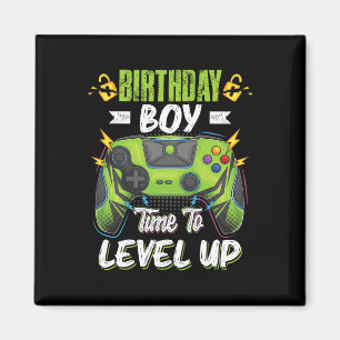 Imán Cumpleaños Hora Del Niño Para Levantar Videojuego 