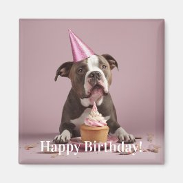 Imán Cumpleaños! Torta de comer perro