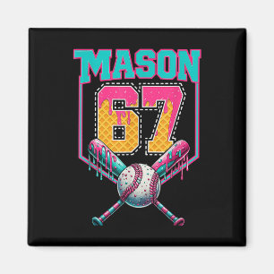 Imán Cumpleaños trendy Mason 67 Mem helado goteo Byseby