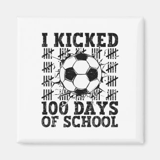 Imán Cumplí 100 Días De Colegio Fútbol 100º Día Deporte
