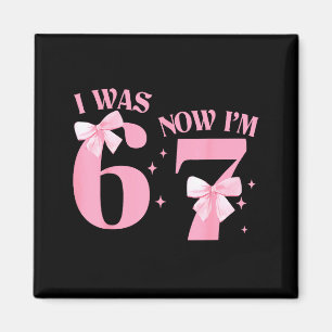 Imán Cumplí 6 ahora tengo 7 años Cumpleaños Niñas Coque