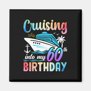 Imán Cumpliendo 60 años Crucero de cumpleaños 60 años