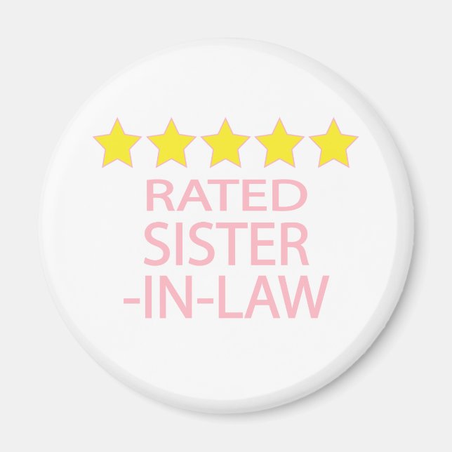 Imán Cuñada de cinco estrellas (Frente)