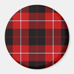 Imán Cunningham Tartan Red Black Plaid