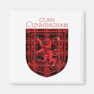 Imán Cunningham Tartan Scottish Plaid Lion Rampant
