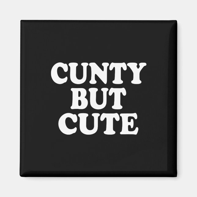 Imán Cunty Pero Cute (Frente)
