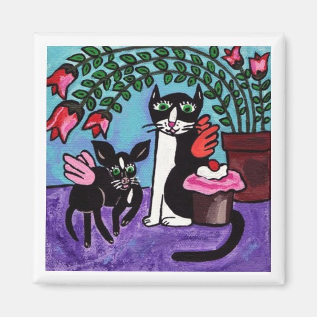 Imán Cupcake Angel Friends Magnet (Frente)