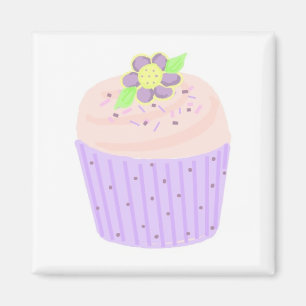 Imán Cupcake de Pastel