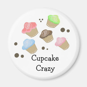 Imán Cupcake Loco