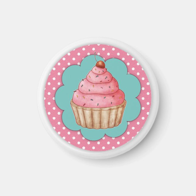Imán Cupcake Magnet (Frente)