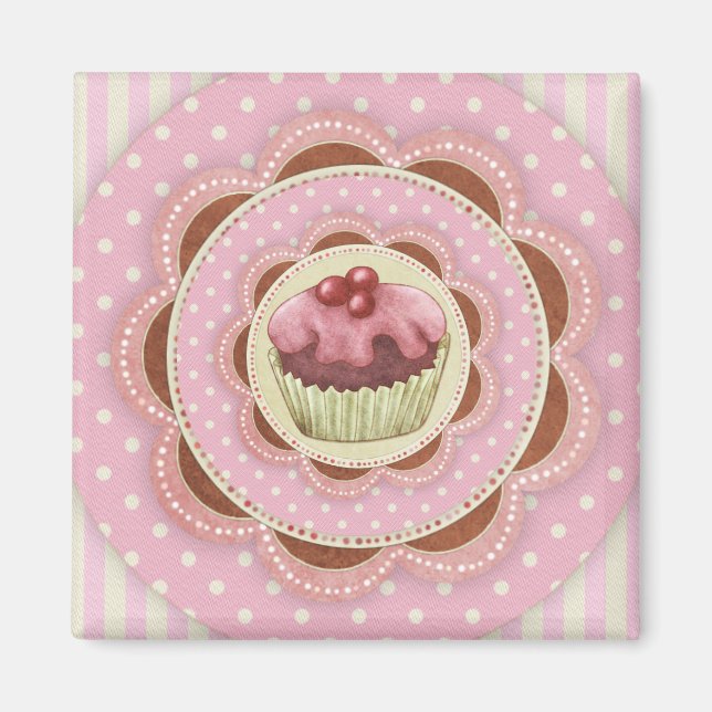Imán Cupcake Magnet (Frente)